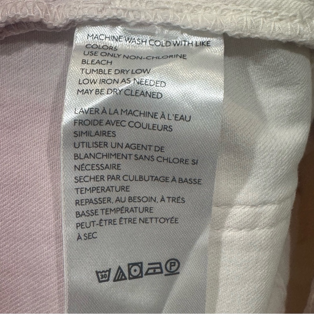 Anthropologie Ombre Dip Dye High Rise Kick Flare Cropped Jeans Mauve Cream 29 - Picture 10 of 10